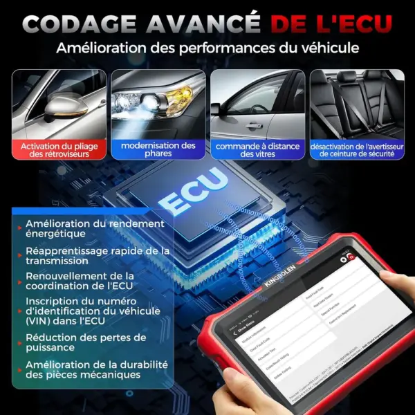 Kingbolen K8 Pro - valise de diagnostic sans fil, mises à jour à vie — 4 Kingbolen K8 Pro - valise de diagnostic sans fil, mises à jour à vie — 4