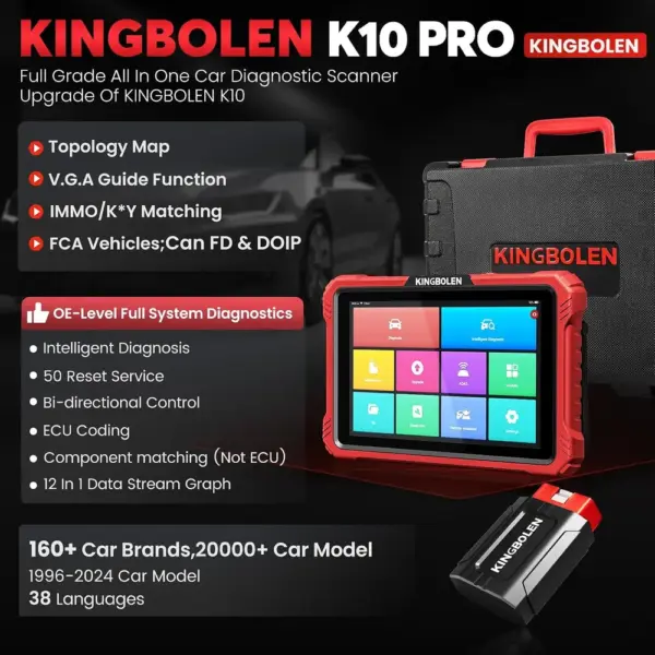 Kingbolen K10 Pro - full-system car diagnostic tool — 2 Kingbolen K10 Pro - full-system car diagnostic tool — 2