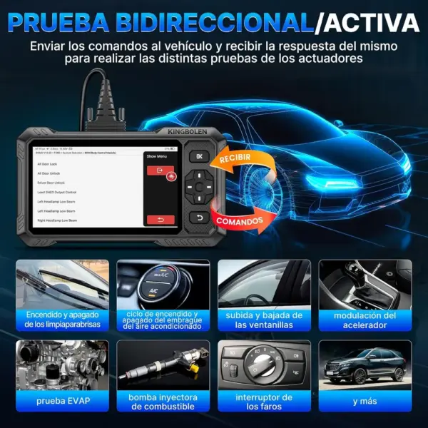Kingbolen S6 Elite - máquina de diagnosis de 6,2 pulgadas para todos los sistemas — 3 Kingbolen S6 Elite - máquina de diagnosis de 6,2 pulgadas para todos los sistemas — 3