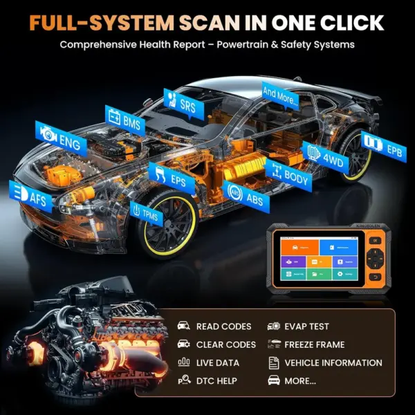 Kingbolen S6 Pro - kompaktes Diagnosegerät mit 6,2-Zoll-Display — 4 Kingbolen S6 Pro - kompaktes Diagnosegerät mit 6,2-Zoll-Display — 4