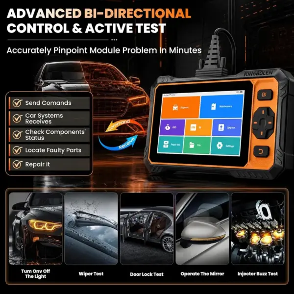 Kingbolen S6 Pro - strumento di diagnosi compatto da 6,2 pollici — 5 Kingbolen S6 Pro - strumento di diagnosi compatto da 6,2 pollici — 5