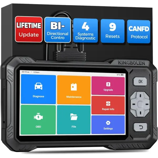 Kingbolen S608 - máquina de diagnosis de 4 sistemas con pruebas activas — 1 Kingbolen S608 - máquina de diagnosis de 4 sistemas con pruebas activas — 1