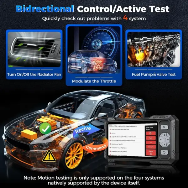 Kingbolen S608 - máquina de diagnosis de 4 sistemas con pruebas activas — 5 Kingbolen S608 - máquina de diagnosis de 4 sistemas con pruebas activas — 5