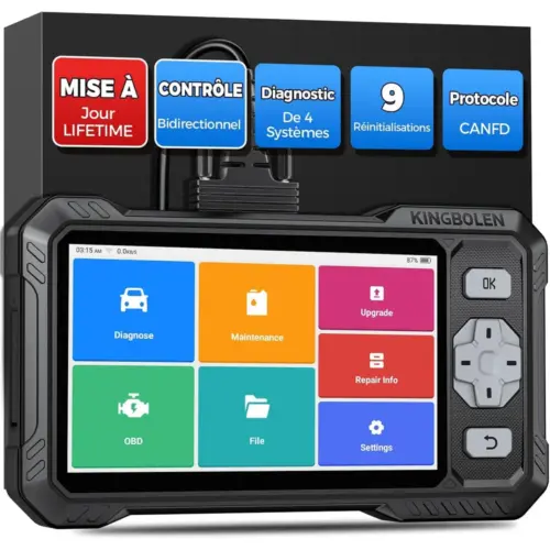 Kingbolen S608 - valise de diagnostic 4 systèmes avec tests actifs — 1 Kingbolen S608 - valise de diagnostic 4 systèmes avec tests actifs — 1