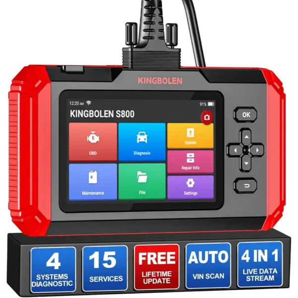 Kingbolen S800 - Diagnosegerät für 4 Systeme und 15 Services — 1 Kingbolen S800 - Diagnosegerät für 4 Systeme und 15 Services — 1