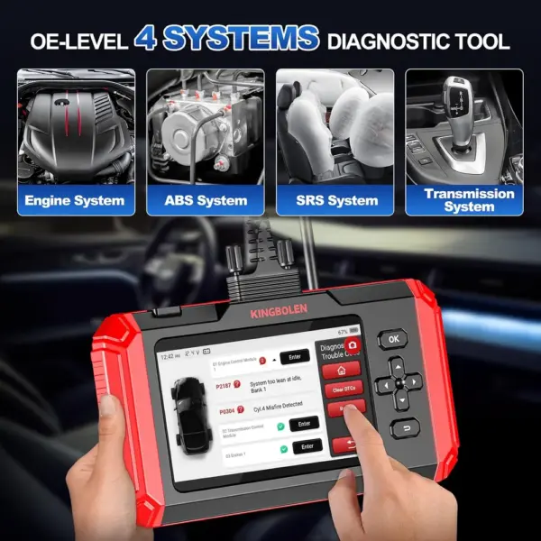 Kingbolen S800 - Diagnosegerät für 4 Systeme und 15 Services — 2 Kingbolen S800 - Diagnosegerät für 4 Systeme und 15 Services — 2
