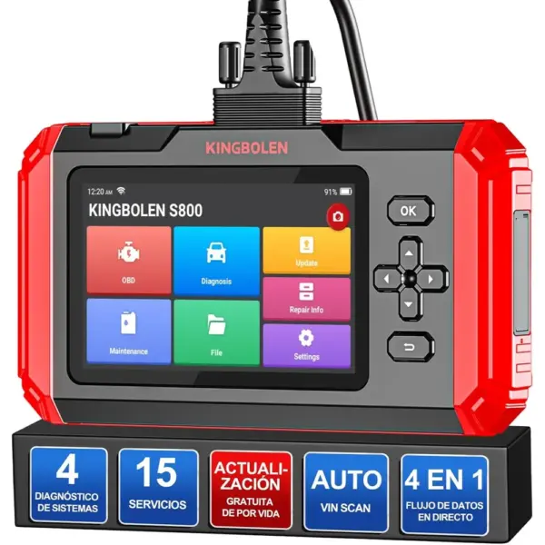 Kingbolen S800 - máquina de diagnosis de 4 sistemas y 15 servicios — 1 Kingbolen S800 - máquina de diagnosis de 4 sistemas y 15 servicios — 1
