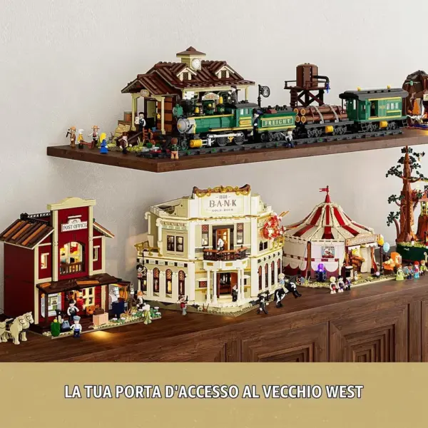 LUMIBRICKS Western Bank Heist - banca del Far West con 11 luci LED — 5 LUMIBRICKS Western Bank Heist - banca del Far West con 11 luci LED — 5