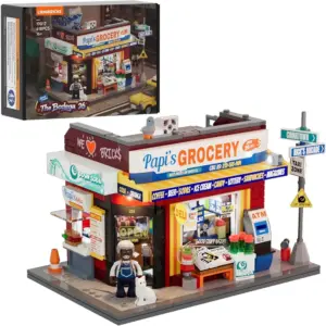 LUMIBRICKS La Bodega - Épicerie de quartier new-yorkaise à construire avec éclairage LED, 618 pièces — 1