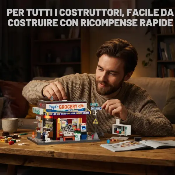 LUMIBRICKS The Bodega - bottega di quartiere newyorkese con illuminazione LED — 4 LUMIBRICKS The Bodega - bottega di quartiere newyorkese con illuminazione LED — 4