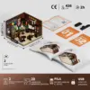 LUMIBRICKS Book-Café Box - Mini café librería iluminado de 16 × 16 — 5 LUMIBRICKS Book-Café Box - Mini café librería iluminado de 16 × 16 — 5