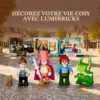 LUMIBRICKS Book-Café Box - Mini café-librairie à construire avec éclairage LED, 436 pièces — 2 LUMIBRICKS Book-Café Box - Mini café-librairie à construire avec éclairage LED, 436 pièces — 2