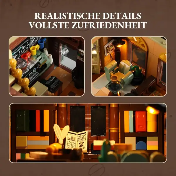 LUMIBRICKS Book Café - Town Life coffee house building set with LED lights, 1,718 pieces — 5 LUMIBRICKS Book Café - Town Life coffee house building set with LED lights, 1,718 pieces — 5