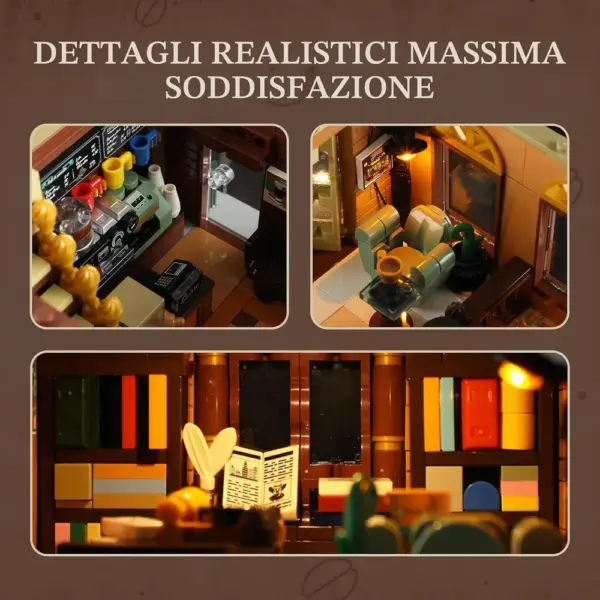 LUMIBRICKS Book Café - caffè e libreria modulare con 10 punti luce — 5 LUMIBRICKS Book Café - caffè e libreria modulare con 10 punti luce — 5