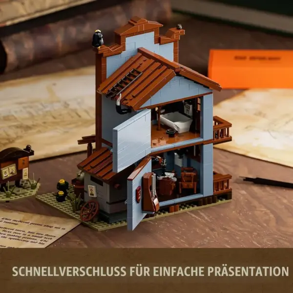 LUMIBRICKS Sheriff’s Office - Wildwest-Sheriffbüro mit Öllampen-Licht — 2 LUMIBRICKS Sheriff’s Office - Wildwest-Sheriffbüro mit Öllampen-Licht — 2