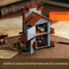LUMIBRICKS Oficina del sheriff - Edificio del Viejo Oeste con lámparas de aceite iluminadas — 2 LUMIBRICKS Oficina del sheriff - Edificio del Viejo Oeste con lámparas de aceite iluminadas — 2