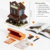 LUMIBRICKS Bureau du shérif - Bâtiment du Far West à construire avec lampes à huile éclairées, 1 240 pièces — 3 LUMIBRICKS Bureau du shérif - Bâtiment du Far West à construire avec lampes à huile éclairées, 1 240 pièces — 3