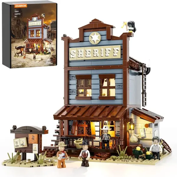 LUMIBRICKS Old West Sheriff’s Office - ufficio dello sceriffo illuminato — 1 LUMIBRICKS Old West Sheriff’s Office - ufficio dello sceriffo illuminato — 1