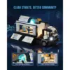 LUMIBRICKS Cleaning Squad - Street Fusion city cleaning vehicle with LED lights, 627 pieces — 2 LUMIBRICKS Cleaning Squad - Street Fusion city cleaning vehicle with LED lights, 627 pieces — 2