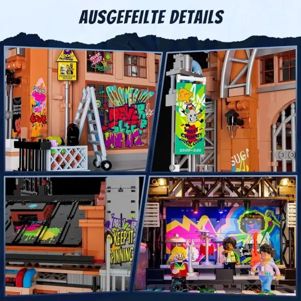 LUMIBRICKS Factory House of Music - Street-Art-Musikclub mit 24 Lichtpunkten — 4 LUMIBRICKS Factory House of Music - Street-Art-Musikclub mit 24 Lichtpunkten — 4