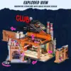LUMIBRICKS Factory House of Music - Street Fusion music club building set, 2,654 pieces — 3 LUMIBRICKS Factory House of Music - Street Fusion music club building set, 2,654 pieces — 3