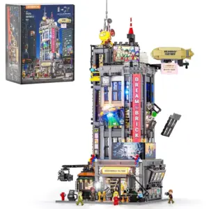 LUMIBRICKS Film Studio Tower - Filmstudio-Turm mit 36 Lichtpunkten — 1