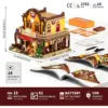 LUMIBRICKS Fortune Club Saloon - Saloon du Far West modulaire à construire avec éclairage LED — 2 LUMIBRICKS Fortune Club Saloon - Saloon du Far West modulaire à construire avec éclairage LED — 2