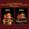 LUMIBRICKS Western Lucky Saloon - saloon modulare del Far West con illuminazione LED — 4 LUMIBRICKS Western Lucky Saloon - saloon modulare del Far West con illuminazione LED — 4