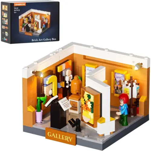LUMIBRICKS Kunstgalerie - Mini-Galerie mit drei Meisterwerken — 1 LUMIBRICKS Kunstgalerie - Mini-Galerie mit drei Meisterwerken — 1