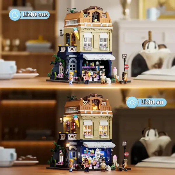 LUMIBRICKS Gelateria - Dreistöckiges Eiscafé mit LED-Beleuchtung — 2 LUMIBRICKS Gelateria - Dreistöckiges Eiscafé mit LED-Beleuchtung — 2