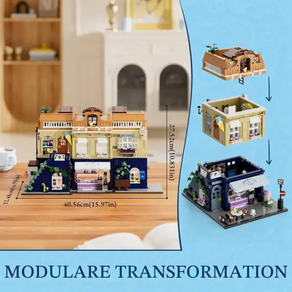 LUMIBRICKS Gelateria - Dreistöckiges Eiscafé mit LED-Beleuchtung — 3 LUMIBRICKS Gelateria - Dreistöckiges Eiscafé mit LED-Beleuchtung — 3