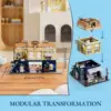 LUMIBRICKS Gelateria - Heladería europea de 3 pisos con 10 puntos de luz — 3 LUMIBRICKS Gelateria - Heladería europea de 3 pisos con 10 puntos de luz — 3