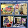 LUMIBRICKS Graffiti Bus Stop - Street-Art-Bushaltestelle mit Licht — 2 LUMIBRICKS Graffiti Bus Stop - Street-Art-Bushaltestelle mit Licht — 2