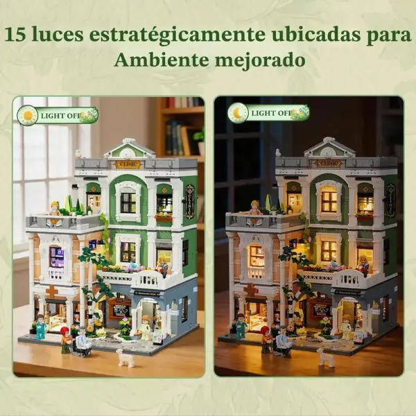 LUMIBRICKS Greenway Clinic - Clínica neoclásica de 3 plantas con ascensor e iluminación LED — 2 LUMIBRICKS Greenway Clinic - Clínica neoclásica de 3 plantas con ascensor e iluminación LED — 2