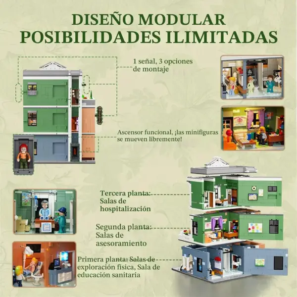 LUMIBRICKS Greenway Clinic - Clínica neoclásica de 3 plantas con ascensor e iluminación LED — 3 LUMIBRICKS Greenway Clinic - Clínica neoclásica de 3 plantas con ascensor e iluminación LED — 3