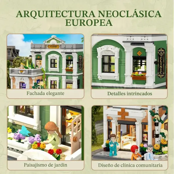 LUMIBRICKS Greenway Clinic - Clínica neoclásica de 3 plantas con ascensor e iluminación LED — 4 LUMIBRICKS Greenway Clinic - Clínica neoclásica de 3 plantas con ascensor e iluminación LED — 4