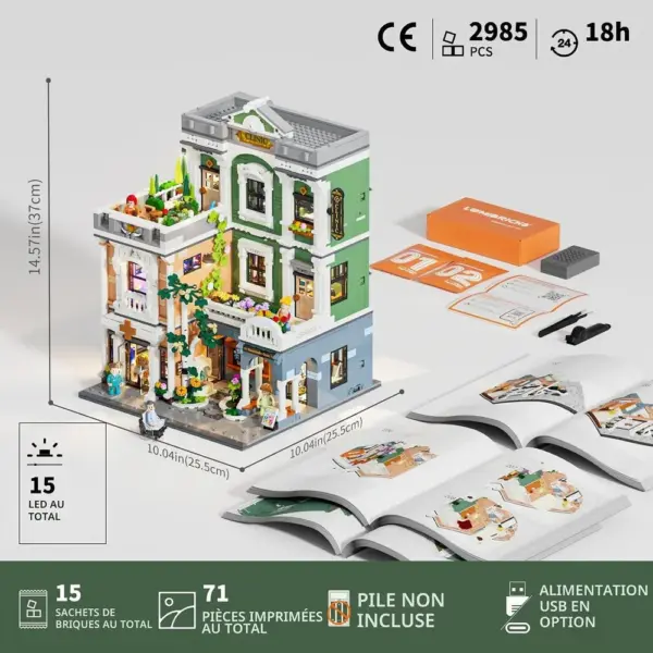 LUMIBRICKS Greenway Clinic - Clinique de quartier modulaire à construire, 2 985 pièces et éclairage USB — 2 LUMIBRICKS Greenway Clinic - Clinique de quartier modulaire à construire, 2 985 pièces et éclairage USB — 2