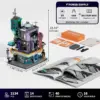 LUMIBRICKS Repaire du hacker-détective - Bâtiment cyberpunk modulaire, 2 134 pièces et éclairage LED — 3 LUMIBRICKS Repaire du hacker-détective - Bâtiment cyberpunk modulaire, 2 134 pièces et éclairage LED — 3