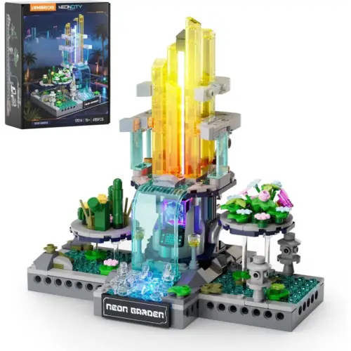 LUMIBRICKS Neon Garden - Cyberpunk-Schwebegarten mit Musiklicht — 1 LUMIBRICKS Neon Garden - Cyberpunk-Schwebegarten mit Musiklicht — 1