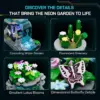 LUMIBRICKS Cyberpunk Garden - Building set with sound-reactive RGB lighting, 495 pieces — 5 LUMIBRICKS Cyberpunk Garden - Building set with sound-reactive RGB lighting, 495 pieces — 5