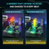 LUMIBRICKS Jardin cyberpunk - Set modulaire à éclairage RGB réactif au son, 495 pièces — 4 LUMIBRICKS Jardin cyberpunk - Set modulaire à éclairage RGB réactif au son, 495 pièces — 4