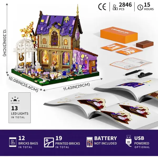 LUMIBRICKS Luna Cottage - casa mistica con moduli sonori e piattaforma astrologica — 4 LUMIBRICKS Luna Cottage - casa mistica con moduli sonori e piattaforma astrologica — 4