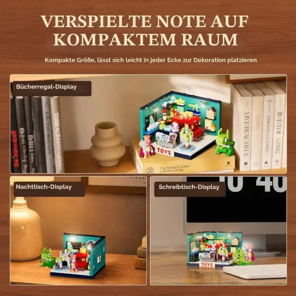 LUMIBRICKS Spielwarenladen - Mini-Box mit LED-Strahlern — 3 LUMIBRICKS Spielwarenladen - Mini-Box mit LED-Strahlern — 3