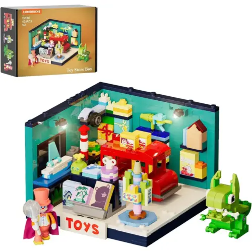 LUMIBRICKS Negozio di giocattoli - mini negozio illuminato su base 16 x 16 — 1 LUMIBRICKS Negozio di giocattoli - mini negozio illuminato su base 16 x 16 — 1