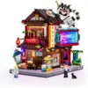 LUMIBRICKS Manga Shop - Cyberpunk-Mangaladen mit LED-Beleuchtung — 1 LUMIBRICKS Manga Shop - Cyberpunk-Mangaladen mit LED-Beleuchtung — 1