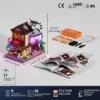 LUMIBRICKS Manga Shop - Librairie manga cyberpunk à construire, 1 699 pièces et 12 LED — 2 LUMIBRICKS Manga Shop - Librairie manga cyberpunk à construire, 1 699 pièces et 12 LED — 2
