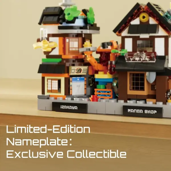 LUMIBRICKS Micro Izakaya & Manga Shop - Mini cyberpunk street scene, 388 pieces — 4 LUMIBRICKS Micro Izakaya & Manga Shop - Mini cyberpunk street scene, 388 pieces — 4