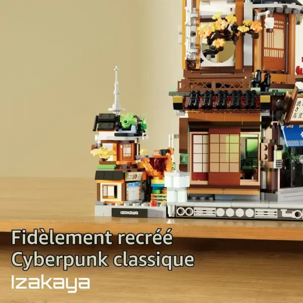 LUMIBRICKS Micro Izakaya & Boutique Manga - Mini scène de rue cyberpunk à construire, 388 pièces — 5 LUMIBRICKS Micro Izakaya & Boutique Manga - Mini scène de rue cyberpunk à construire, 388 pièces — 5