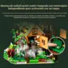 LUMIBRICKS Misty Forest Cabin - Cabaña tropical con módulo de niebla y 12 puntos de luz — 2 LUMIBRICKS Misty Forest Cabin - Cabaña tropical con módulo de niebla y 12 puntos de luz — 2