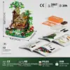 LUMIBRICKS Misty Forest Cabin - Cabane tropicale sur pilotis avec effet brume, 2 867 pièces et 12 lumières — 2 LUMIBRICKS Misty Forest Cabin - Cabane tropicale sur pilotis avec effet brume, 2 867 pièces et 12 lumières — 2